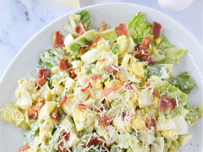 Caesar egg salad