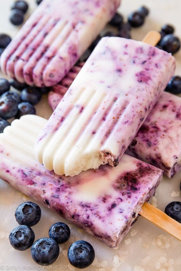 blueberry yogurt popsicle