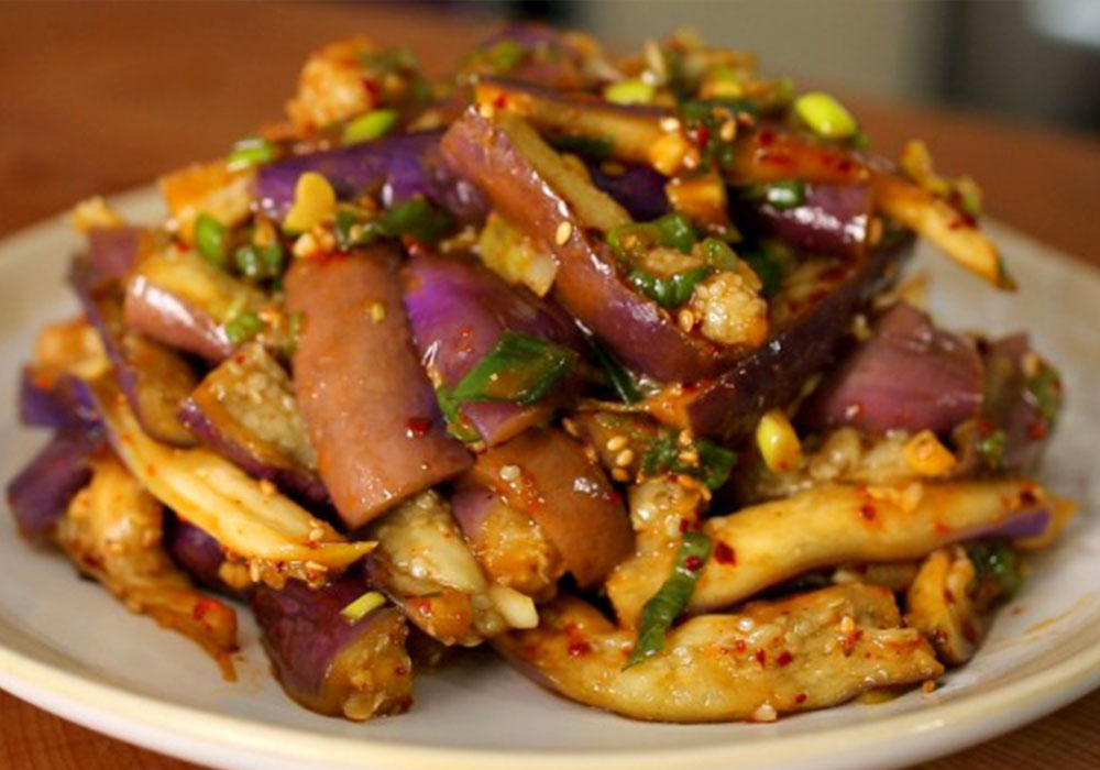 Gaji Namul (Steamed Eggplant)