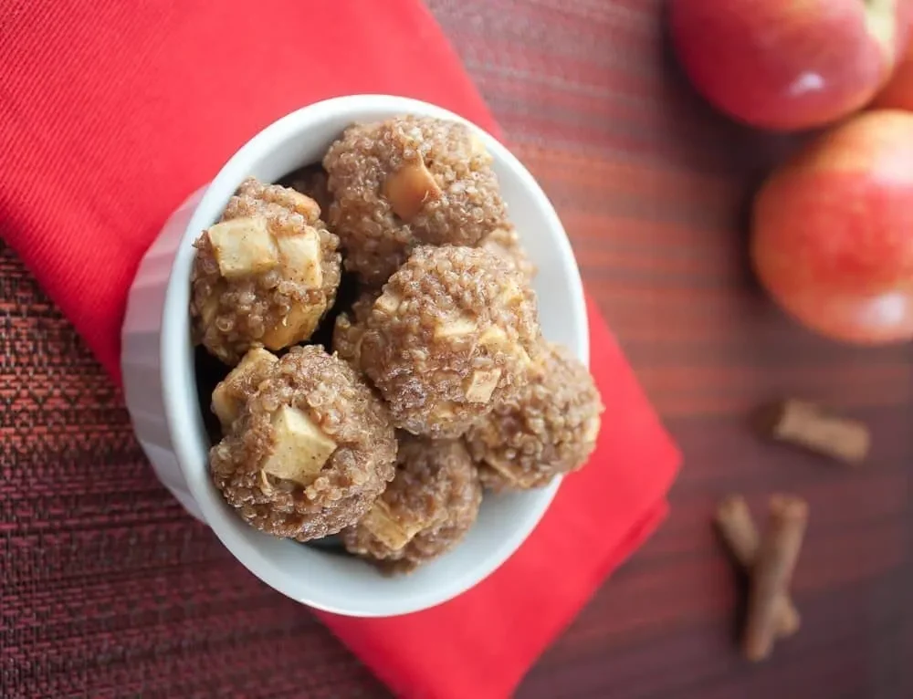 Apple-Cinnamon Quinoa Breakfast Bites