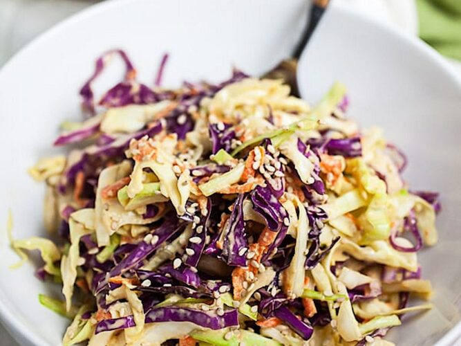 Asian cabbage slaw