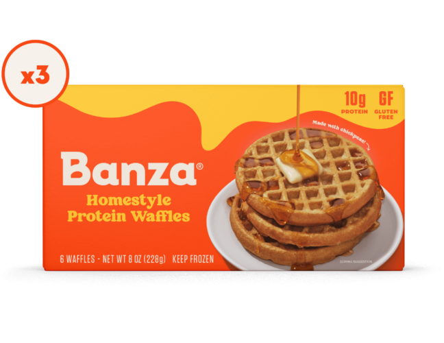 Banza waffles