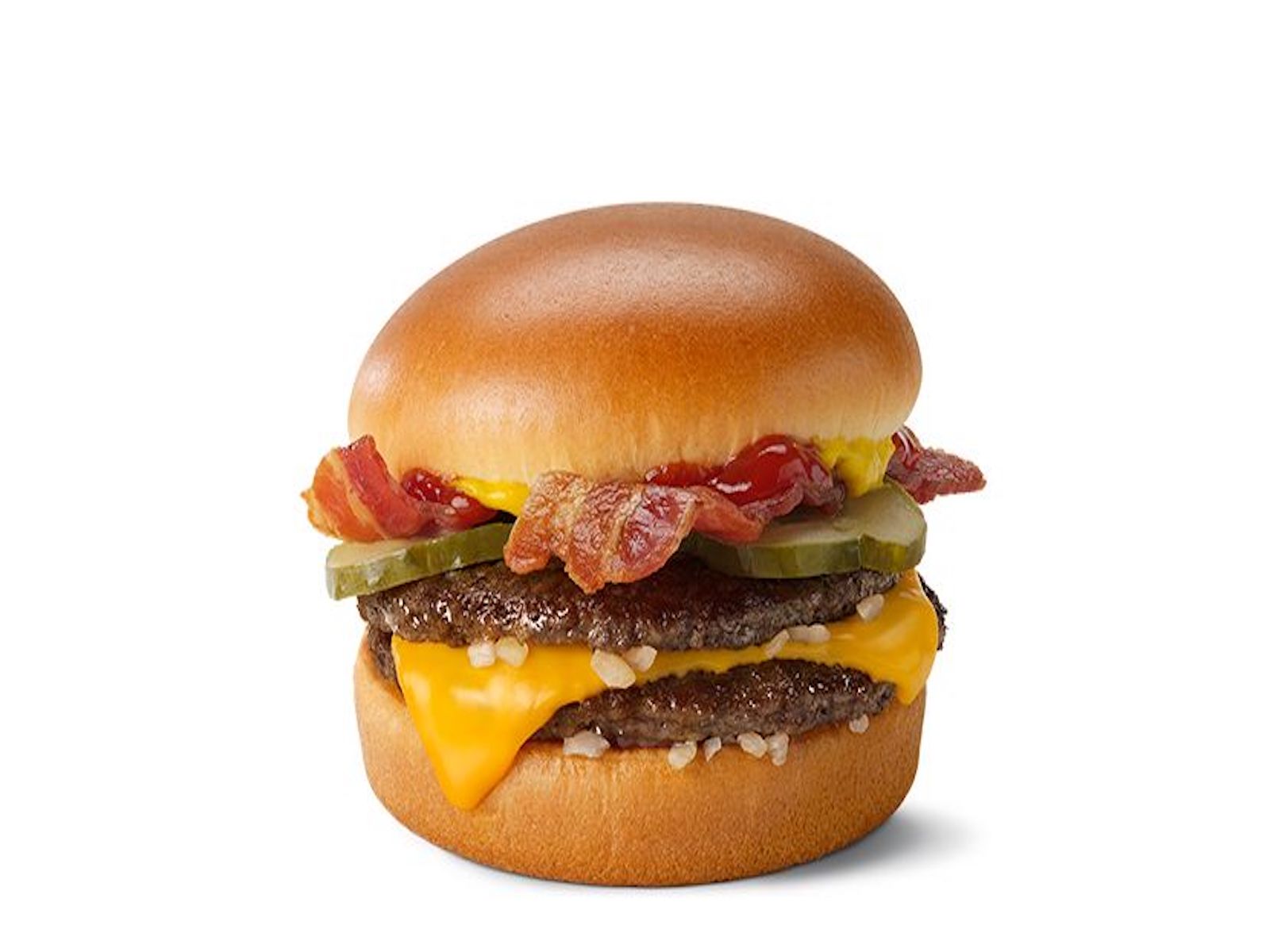 low-calorie fast food: McDonald's bacon McDouble