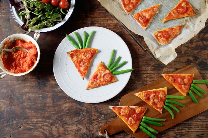 Carrot Pizza With Carrot Sauce