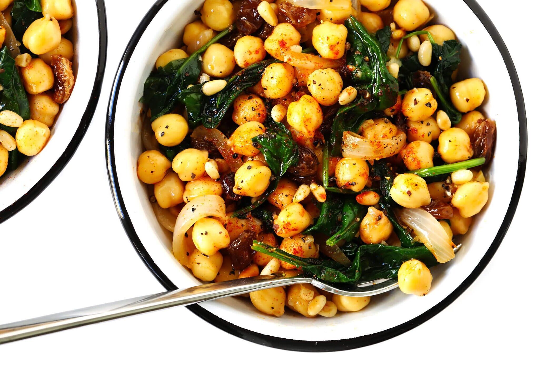 Cigrons Amb Espinacs (Catalan Chickpeas and Spinach)