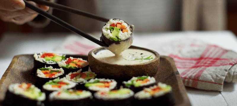 Vegan Cauliflower Rice Sushi