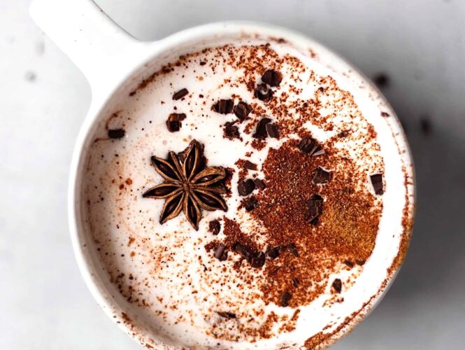Chai spice hot chocolate