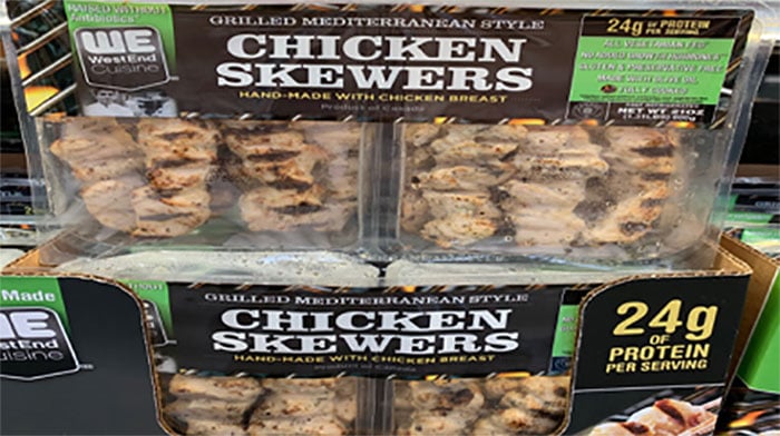 low-carb Chicken skewers