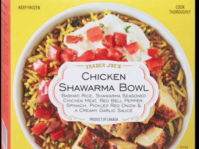 Trader Joe's Chicken Shawarma Bowl