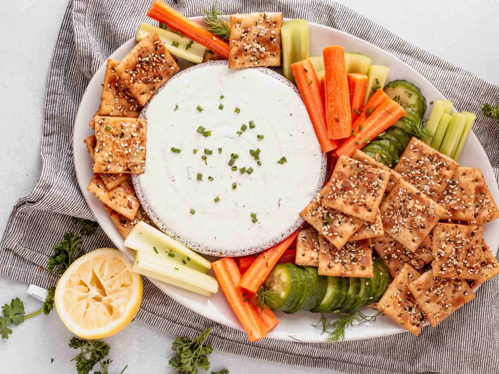 Cottage Cheese Recipes, Ranch Dip, Courtesy of What Molly Made