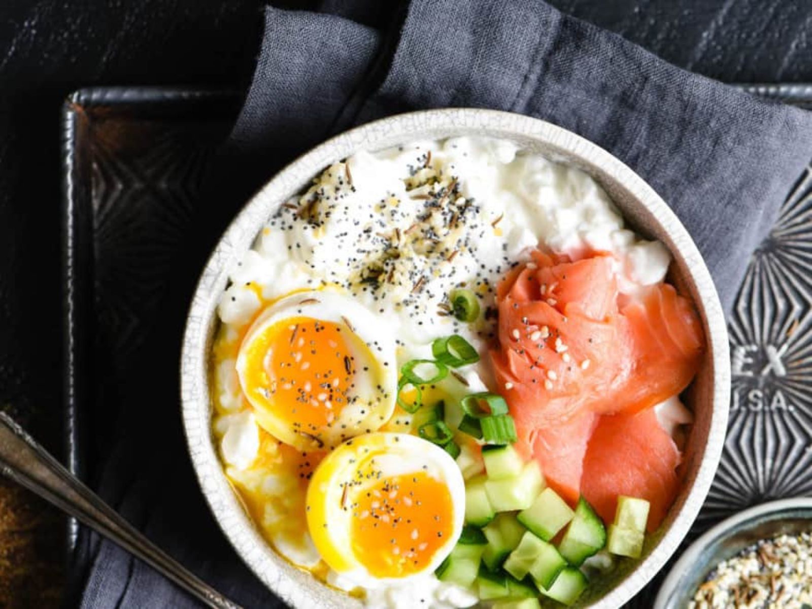 Cottage Cheese Recipes, Smoked Salmon Bowls, Courtesy of Foxes Love Lemons