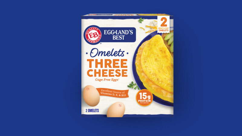 England's Best 3 cheese omelet