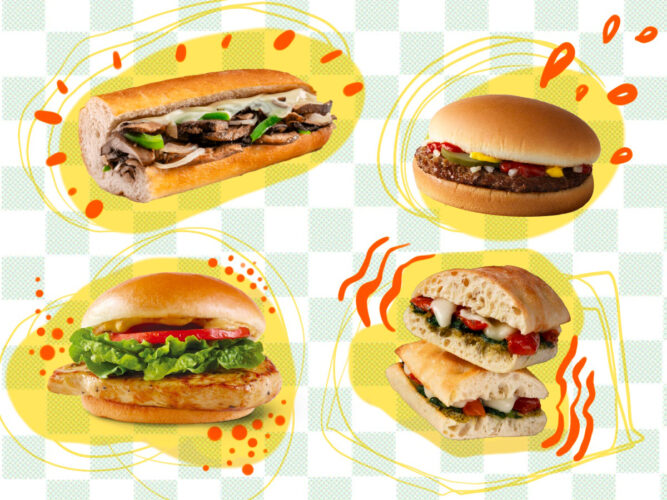 healthiest fast food sandwiches