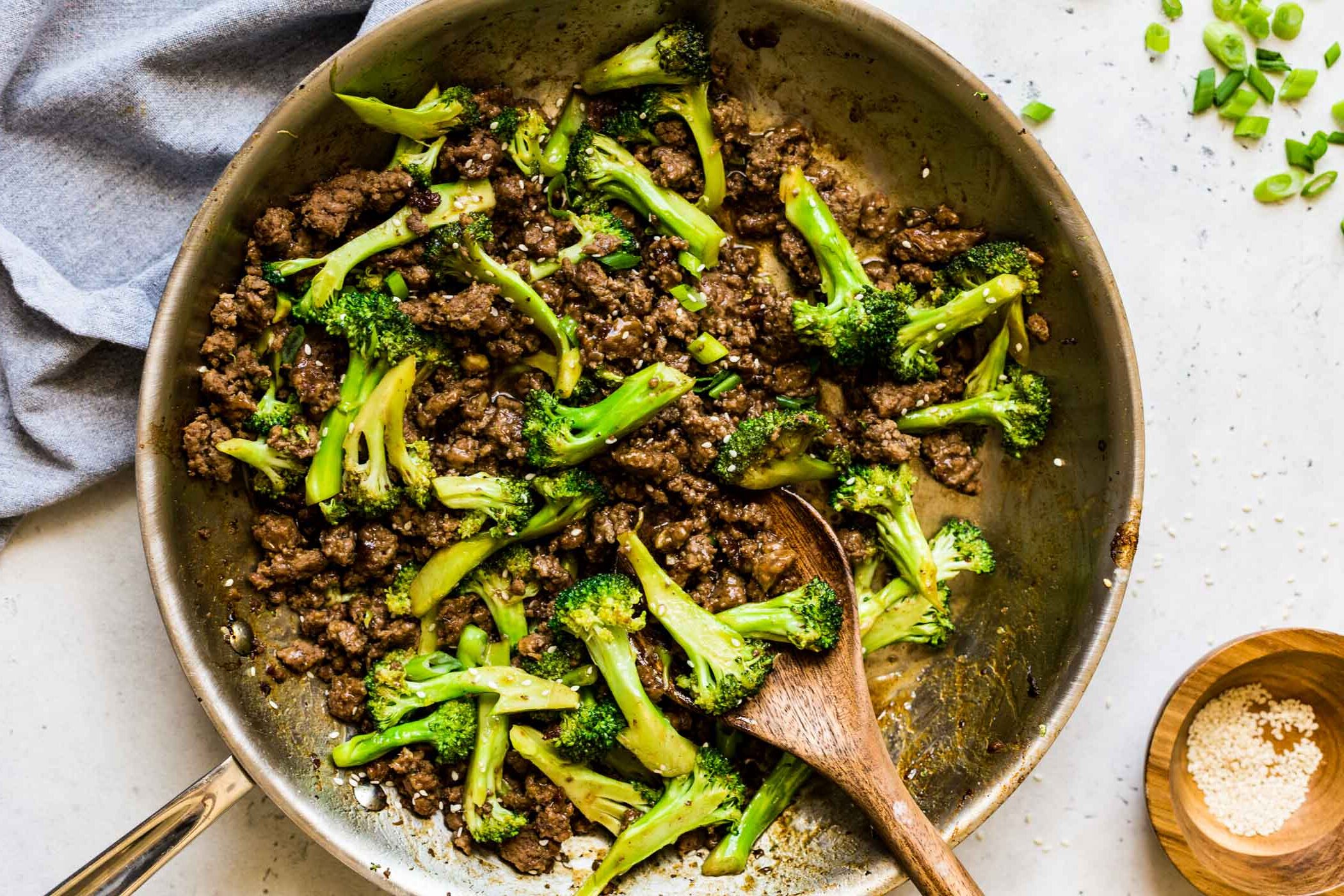 Ground Beef and Broccoli Stir-Fry