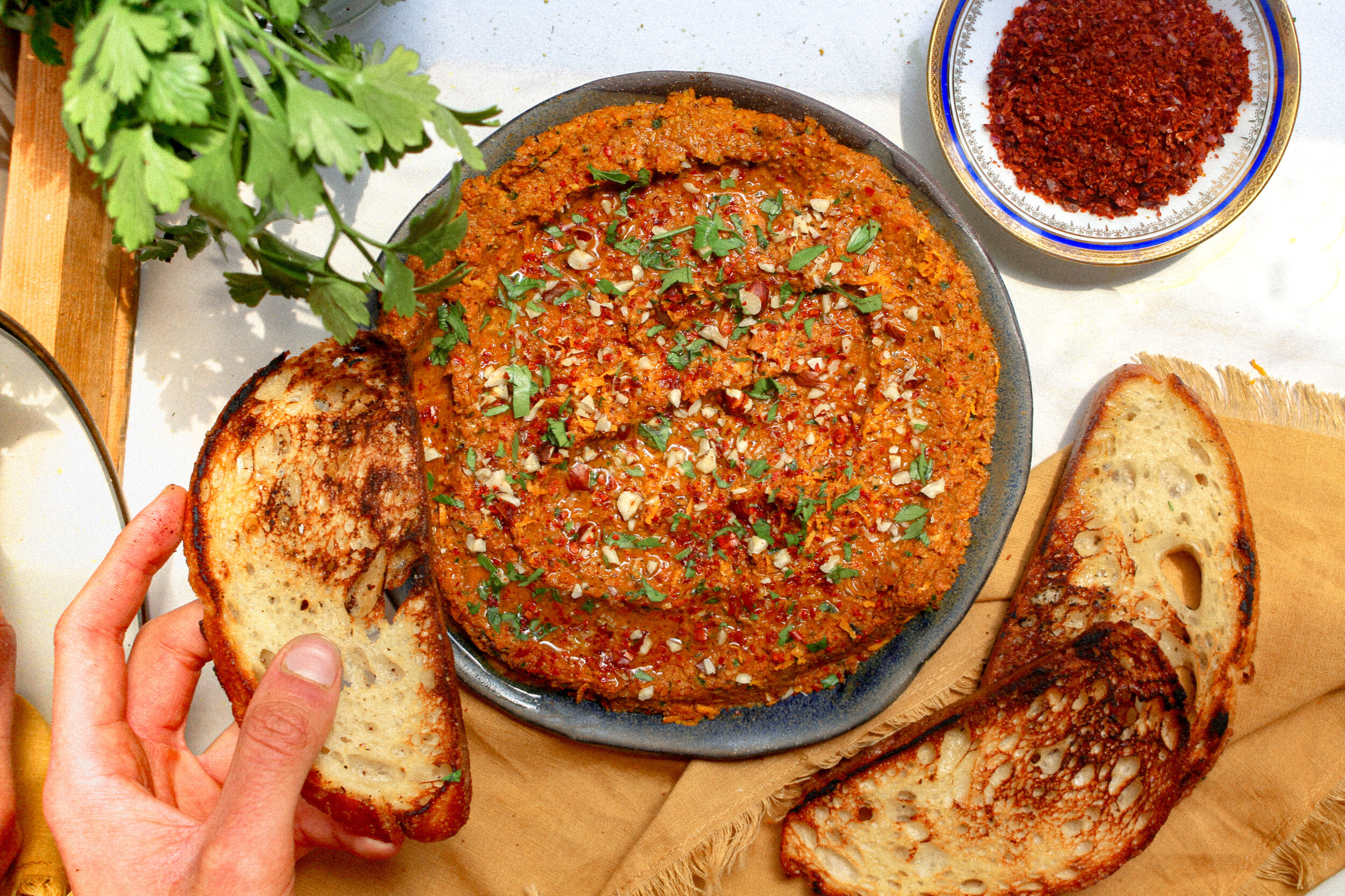 Moroccan-Style Spicy Roasted Carrot Dip