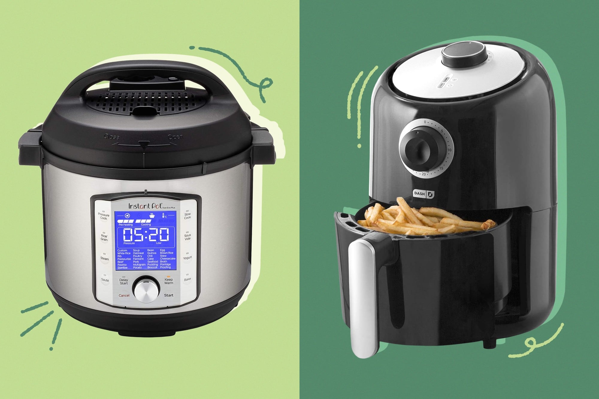 instant pot vs. air fryer