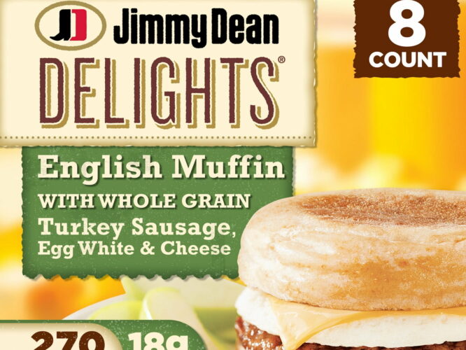 Jimmy Dean Delights turkey sausage egg white English muffin