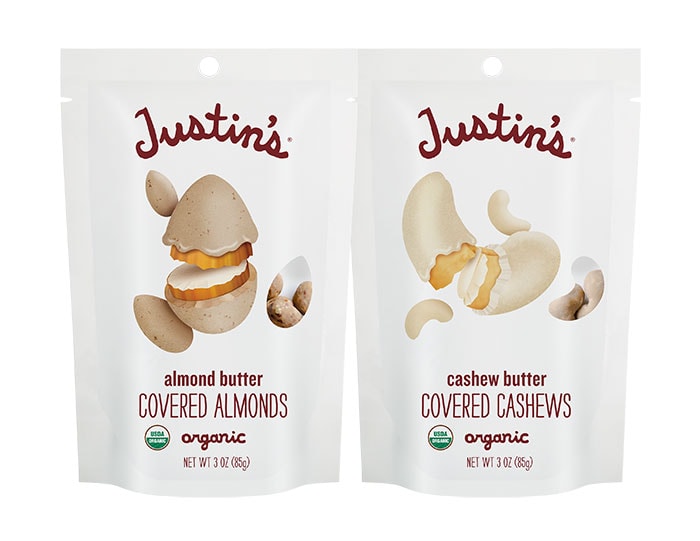 Justin's nut butter covered nuts