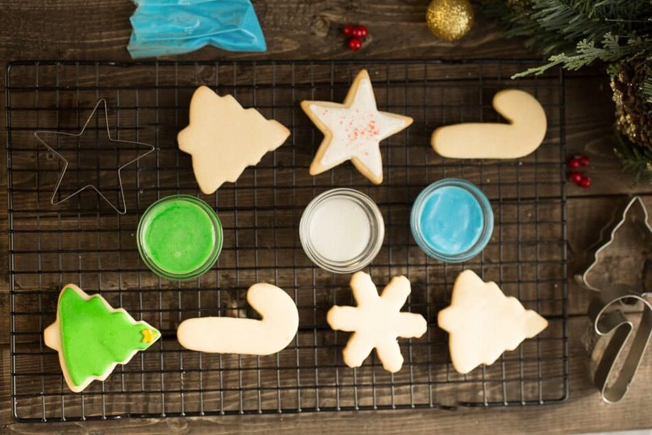 Keto Sugar Cookies with Decorative Icing
