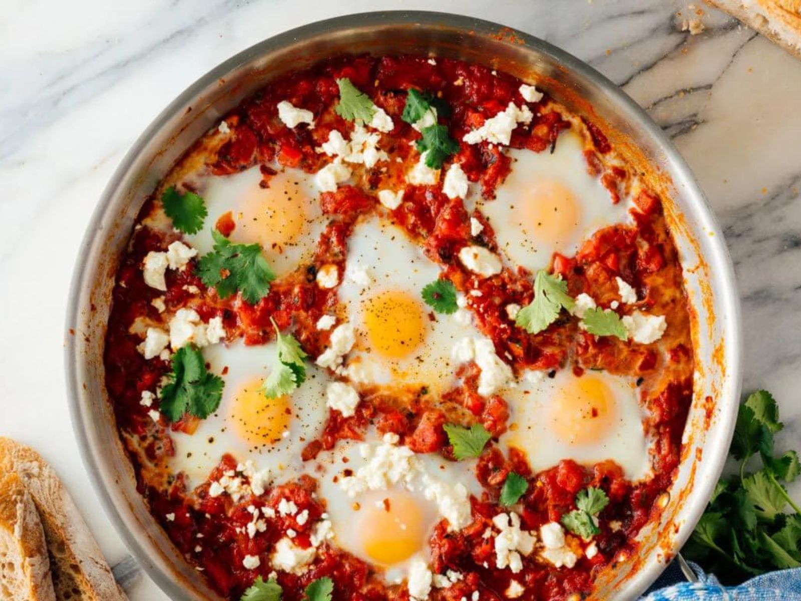 Low-Carb Breakfasts, Shakshuka, Courtesy of Cookie and Kate
