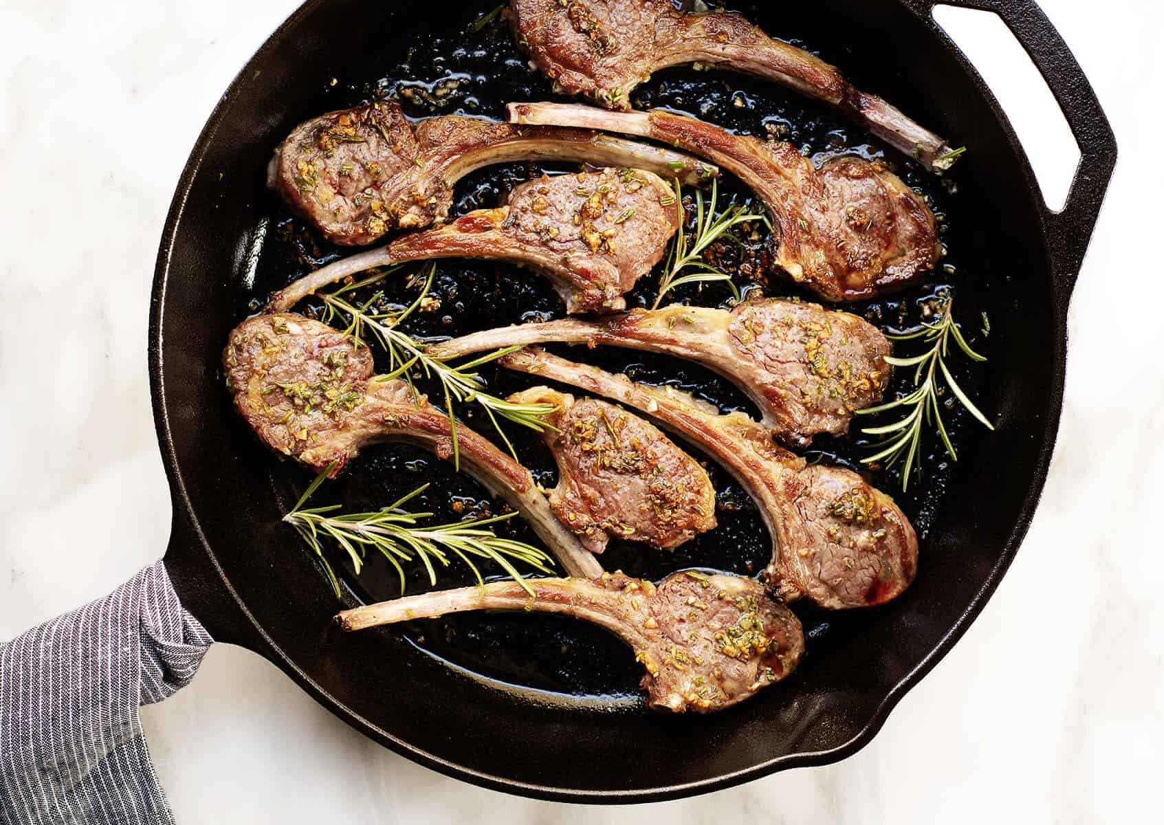 Pan-Fried Lamb Chops