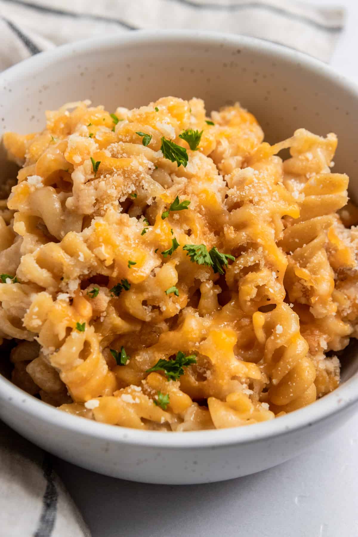 Protein baked mac and cheese