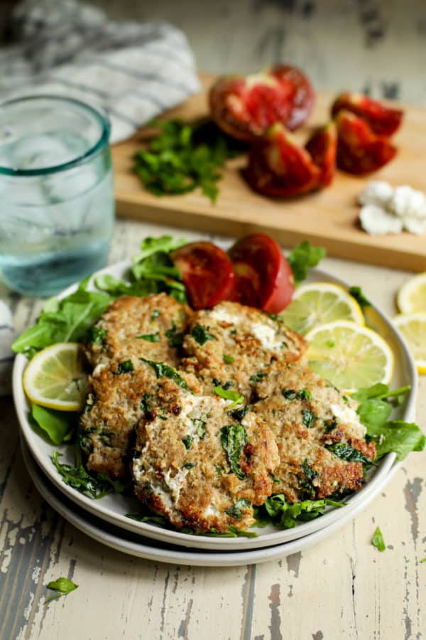 Quinoa spinach turkey burgers WIth Leftovers