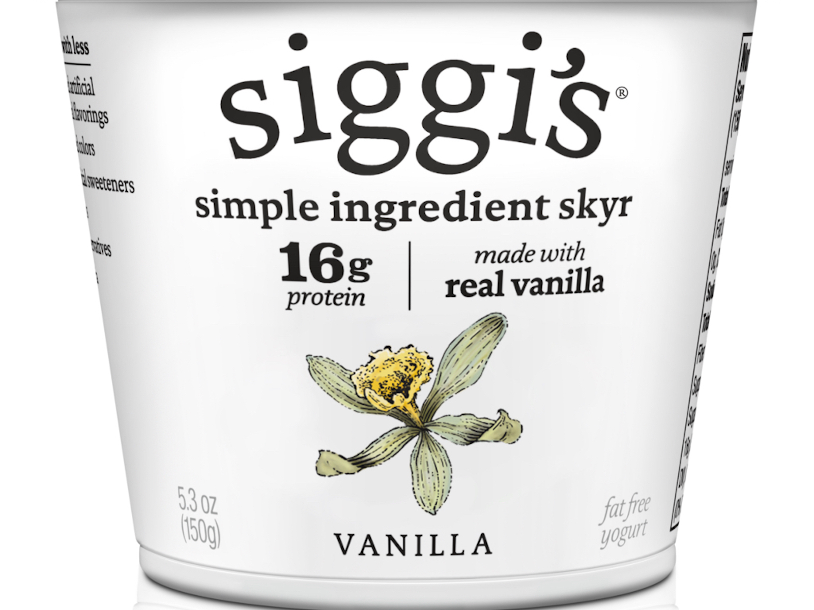 High-protein snacks: Siggi's vanilla skyr