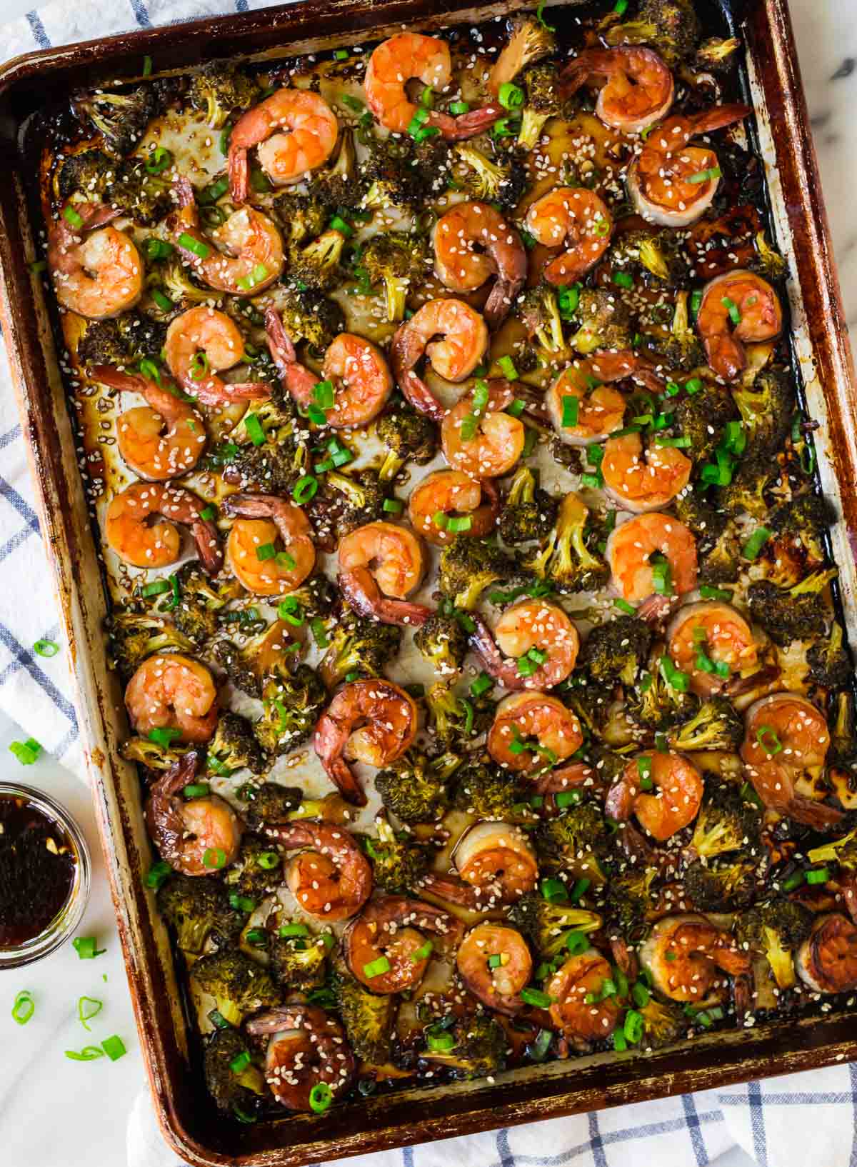 Sheet Pan Shrimp and Broccoli