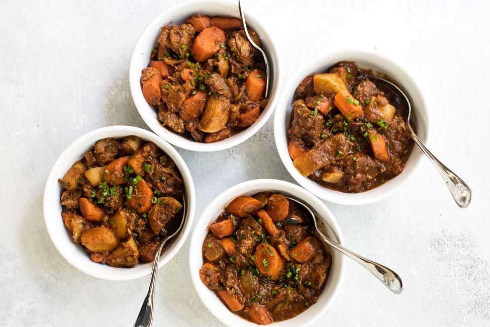 Healthy beef recipes: Slow Cooker Spring Beef Stew