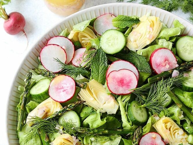Spring Cobb salad