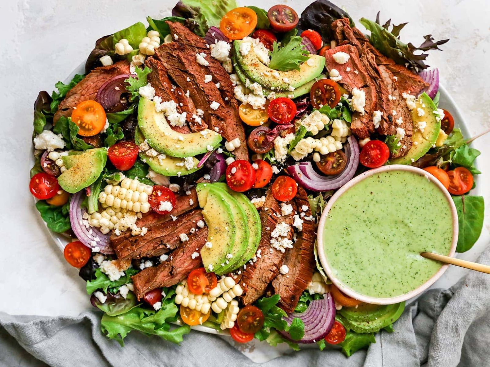 Steak Salad Recipes, Cilantro Lime, Courtesy of Two Peas & Their Pod