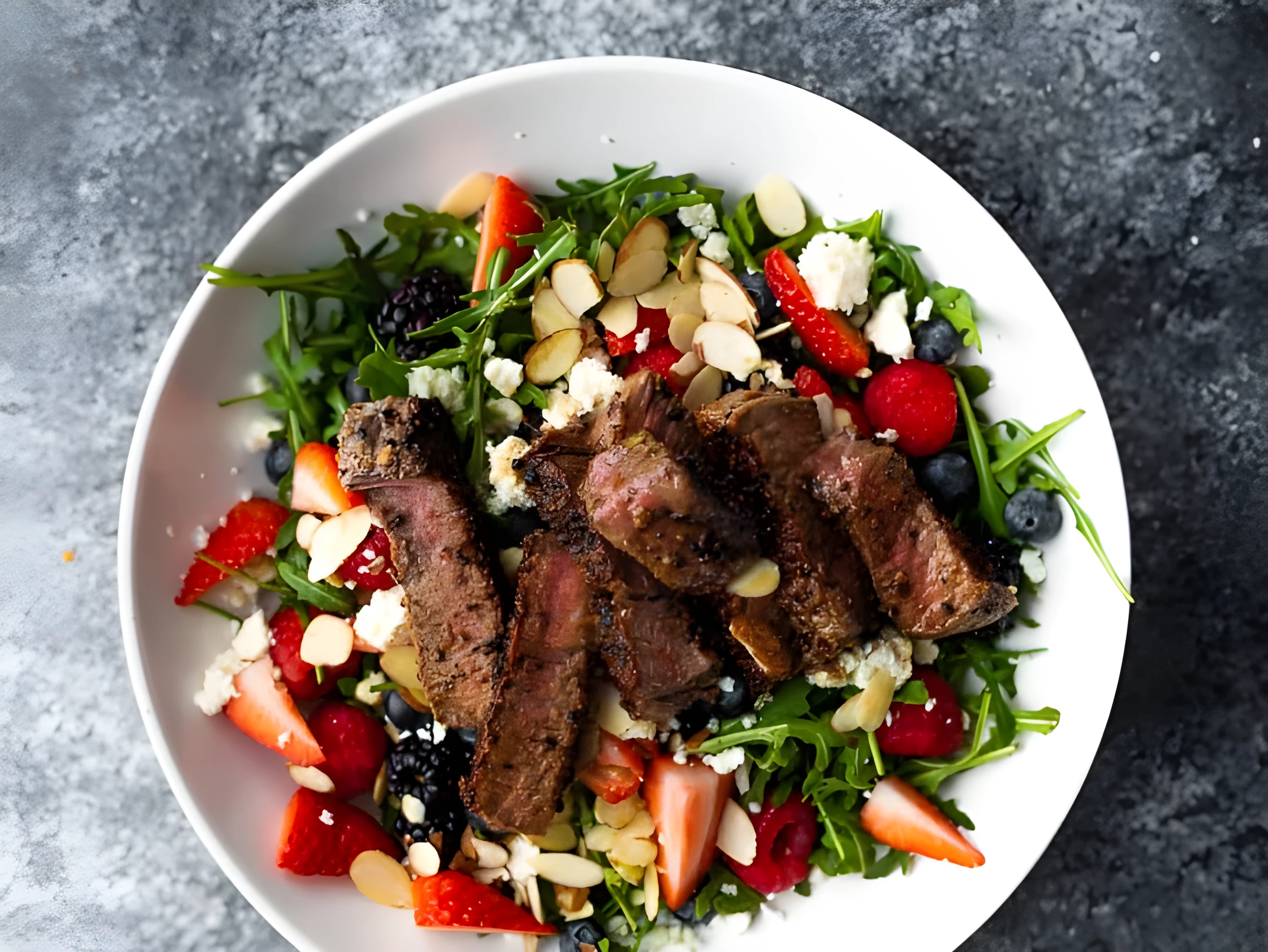 Steak Salad Recipes, Strawberry Salad, Courtesy of Sweet Peas and Saffron