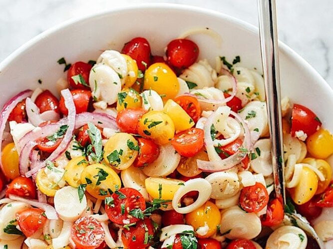 Tomato and Hearts of Palm Salad