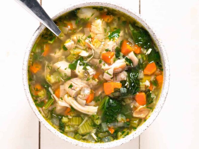 Turkey vegetable soup