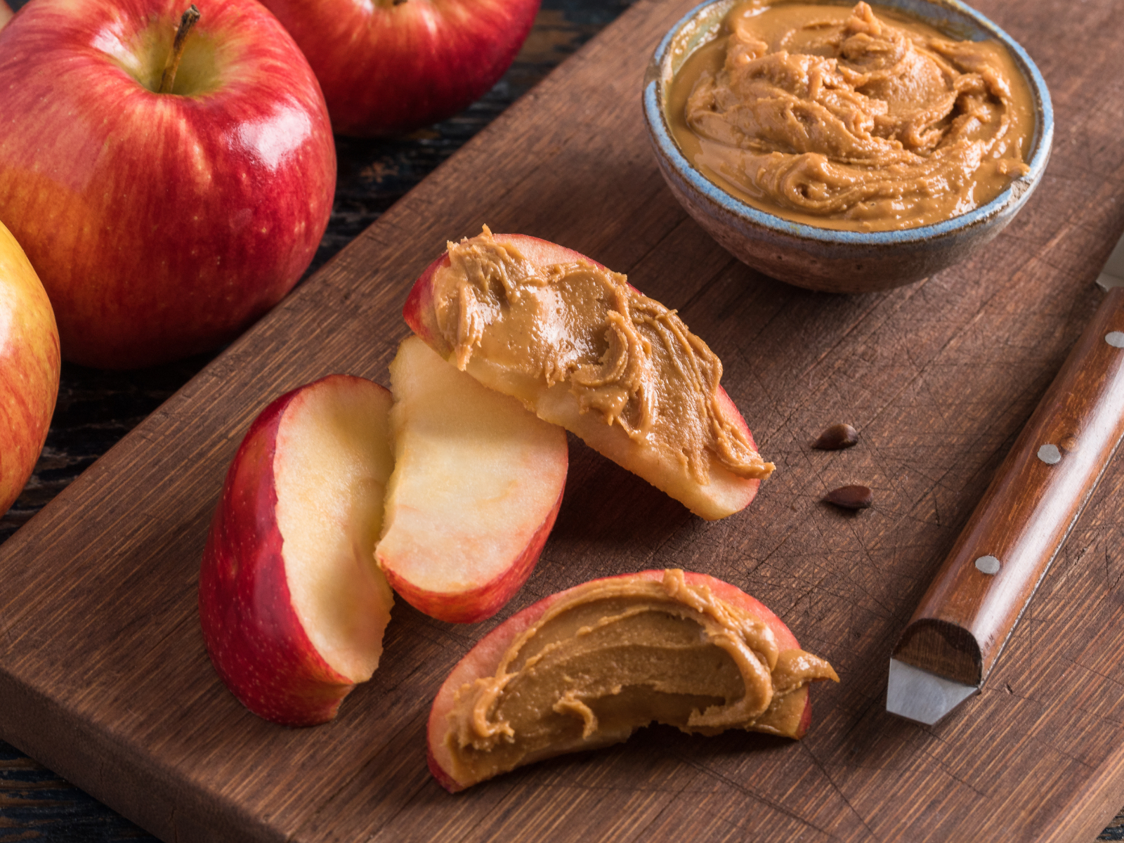 apples with nut butter