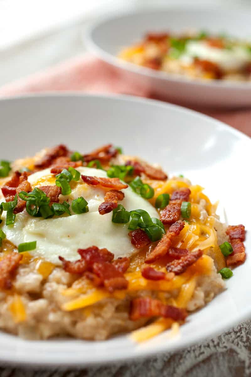 Bacon Egg And Cheese Oatmeal
