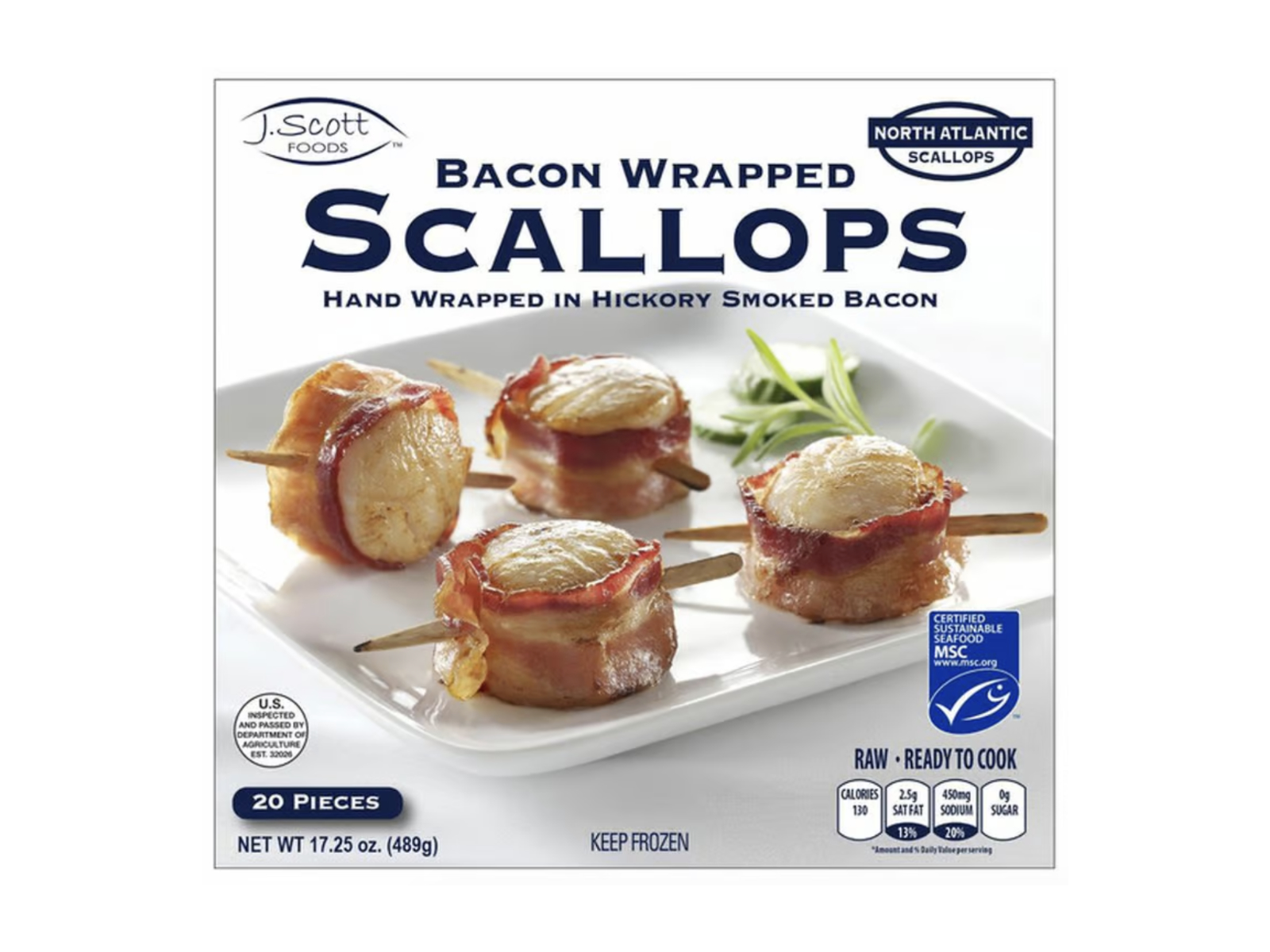 bacon wrapped scallops