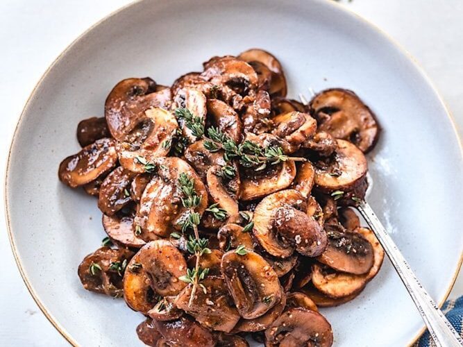 Balsamic mushrooms