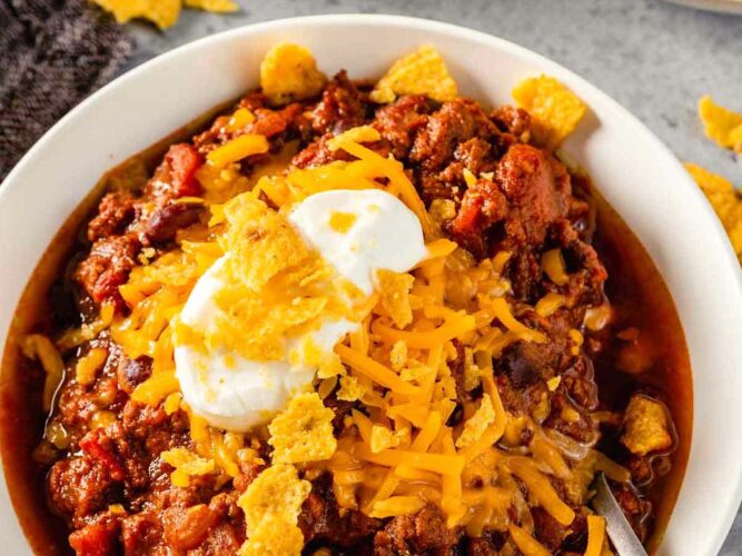 All-American beef chili