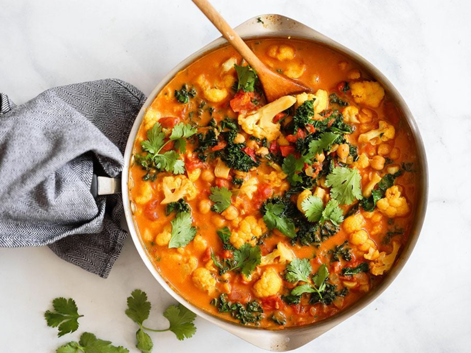 cauliflower curry made in one pot