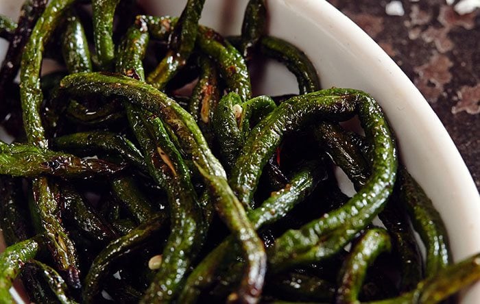 Recipe for charred long beans