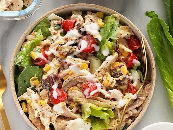 Chicken Cobb salad