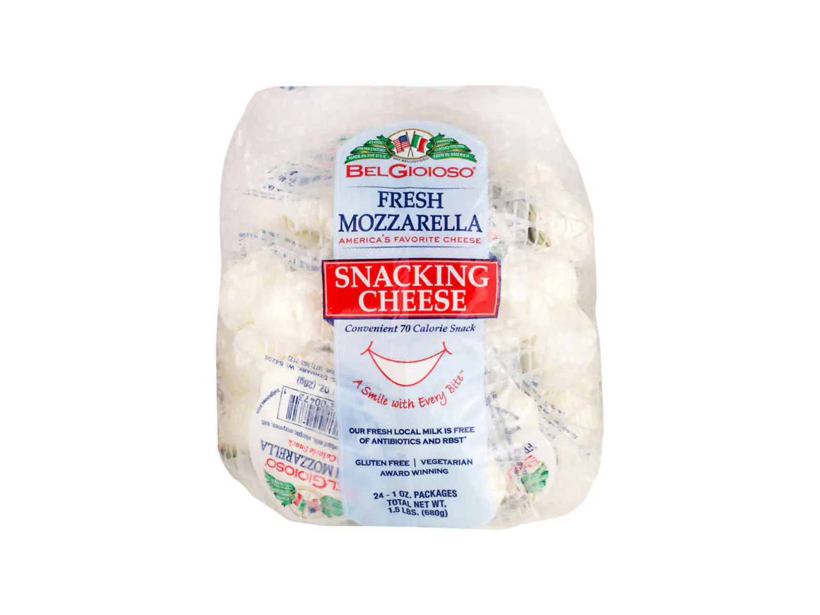 BelGioioso Fresh Mozzarella Snacking Cheese