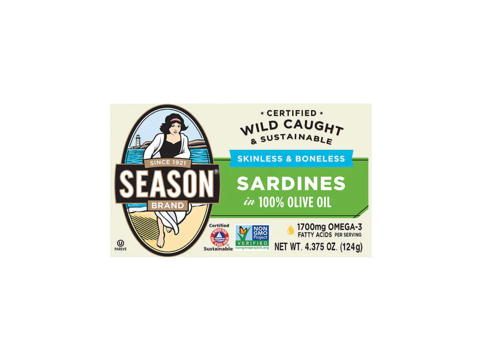 Season Skinless & Boneless Sardines in Olive Oil