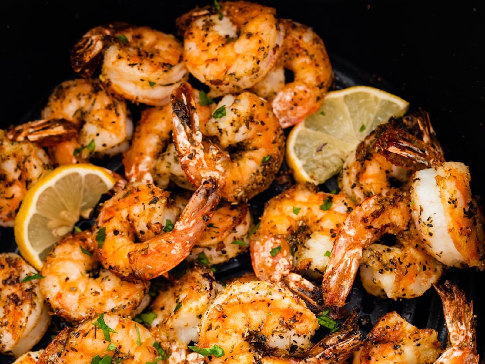 Healthy Shrimp Recipes, Air Fryer Shrimp, Courtesy of Eating Bird Food