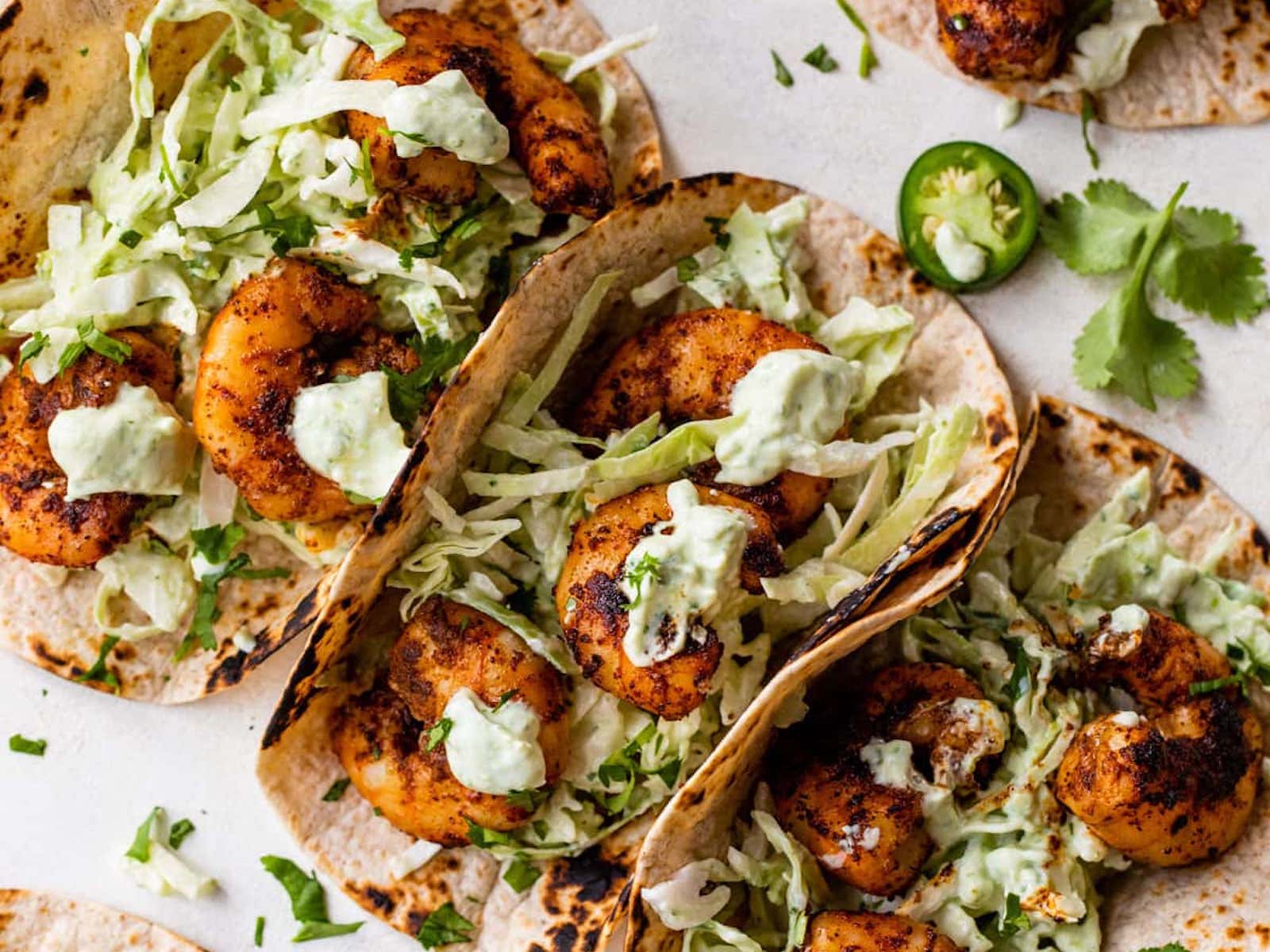 Healthy Shrimp Recipes, Shrimp Tacos, Courtesy of Well Plated