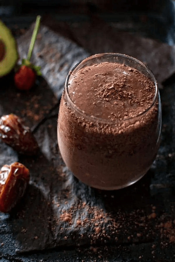Energizing chocolate smoothie