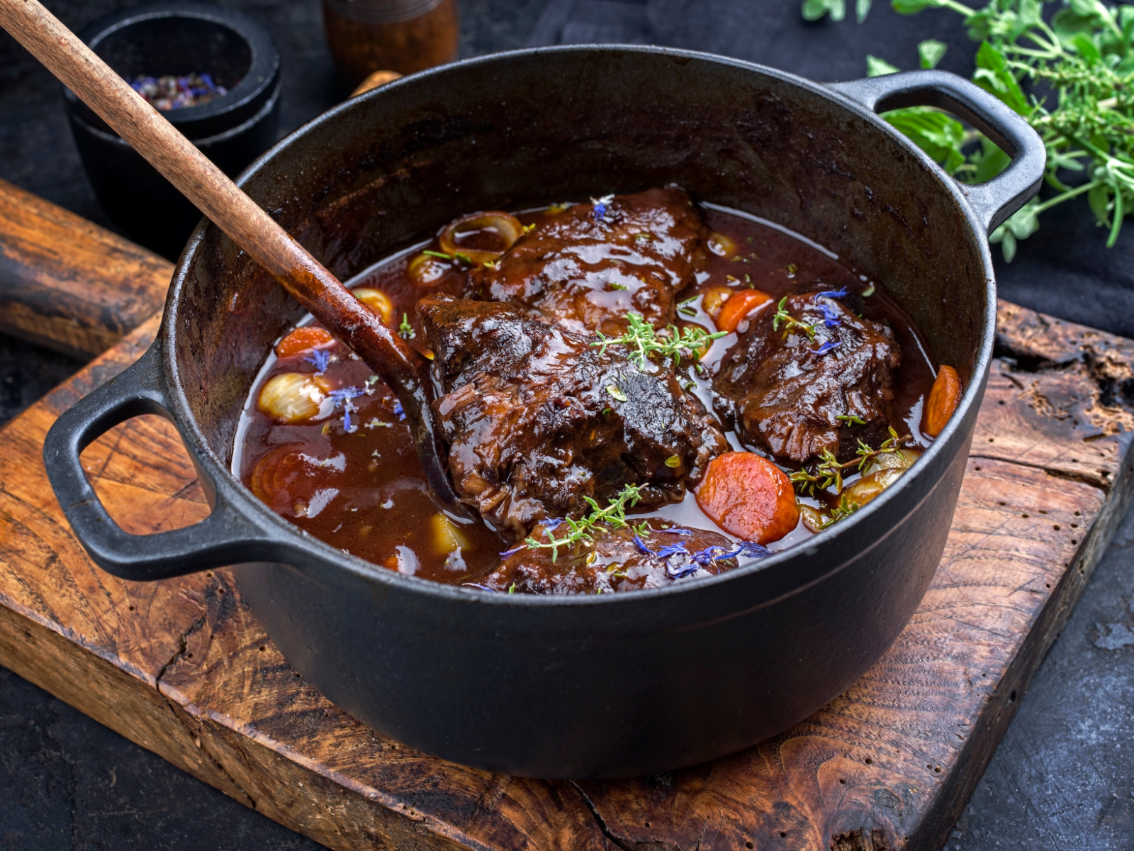 The Best Dutch Oven Pot Roast (Slow Cooker Option!) - All the Healthy Things