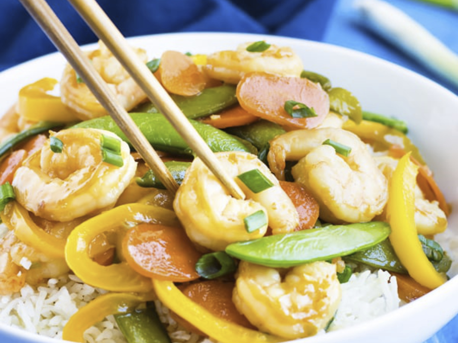 Teriyaki Shrimp Stir Fry with Vegetables